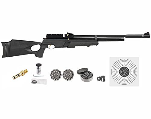 Wearable4U - Hatsan AT44PA-10 QES .25 Cal 900 FPS / 40 FPE - PCP Pump Action Air Rifle 25 Caliber w/ 9-Shots Rotary Magazine & QuietEnergy (QE) |High-Impact Energy & Great Accuracy air Gun