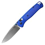 Benchmade - Bugout Outdoor EDC Folding Knife, Slim, Lightweight, Plain Edge, Drop-Point Blade, CPM-S30V Stainless Steel (58-60HRC), Grivory Handle (535)