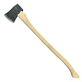 COUNCIL TOOL Jersey Axe - 3.5 lbs Felling Axe with 36' Curved Wooden Handle & Sport Utility Finish - SU35J36C
