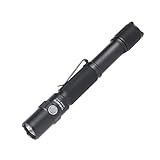 ThruNite Archer 2A C LED Rechargeable Flashlight, High 1000 Lumens AA Flashlight with Lanyard, IPX8 Waterproof Dual Switch Small Outdoor Light for Hiking, Camping, Everyday Use, EDC - CW