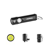 ThruNite Ti Keychain Flashlight, Customized Edition with 704 Tactical, 650 Lumens USB-C Rechargeable Compact Pocket Light with Magnetic Tailcap, for Camping, Everyday Carry (Black Cool White)