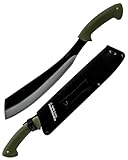 Condor Tool & Knife Bushcraft Parang Machete Knife - Heavy Duty Machete with Sheath - 1075 High Carbon Steel - High Impact Polypropylene Handle - Ballistic Nylon Sheath - 13in Blade - 22.9oz