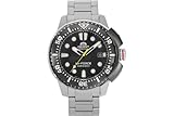 Orient M-Force AC0L Stainless Steel Japanese Automatic/Hand Winding ISO 6425 Compliant 200 Meter Diver's Watch with Anti-Reflective Sapphire Crystal Model: RA-AC0L001B00B