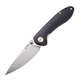 CJRB J1912-BKC Feldspar Folder 3.53 in Blade Black G-10 Handle
