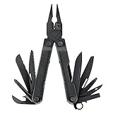 LEATHERMAN, Rebar Multitool with Premium Replaceable Wire Cutters and Saw, Black