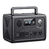 BLUETTI EB3A Portable Power Station, 268Wh Solar Generator LiFePO4 Battery Backup w/ 2 600W (1200W Surge) AC Outlets, Recharge from 0-80% in 30 Min., LFP Backup for Outdoor Camping, Trip, Power Outage