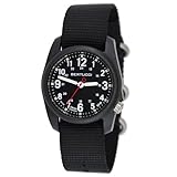 BERTUCCI® 40 mm Field Watch - DX3® Field™ - Black Dial, Black Case, Black Nylon Band 11015