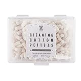 UOLENT Cleaning Cotton Wool Felt Cleaning Pellets for Maintenance .22.177 Caliber 300 Counts with Storage Box (.22 Caliber)