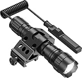 Feyachi FL11-MB Tactical Flashlight 1200 Lumen LED Weapon Light with Picatinny Rail Mount and Pressure Switch Included…