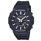 Casio G-Shock GA-2100 Series Analog-Digital Black Resin Watch 48.5mm - GA2100-1A