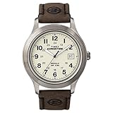Timex Men's T49870 Expedition Metal Field Brown Leather Strap Watch