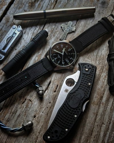 Glycine Combat Watch On Canvas Strap