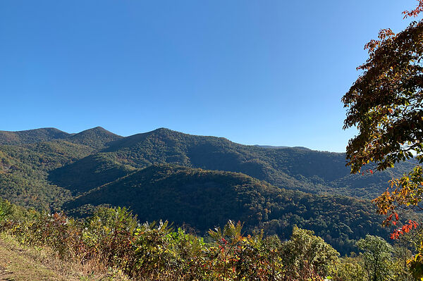 Balsam Mountains From Blueridge
